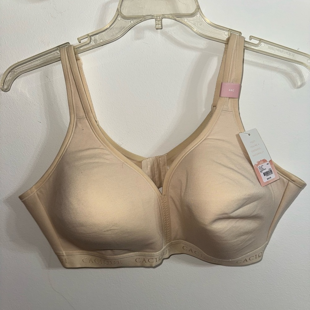 NWT Lane Bryant Cacique Women's Tan Comfort Bra